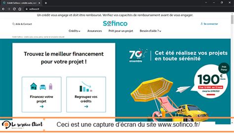 sofinco telephone|Contacter le service client Sofinco